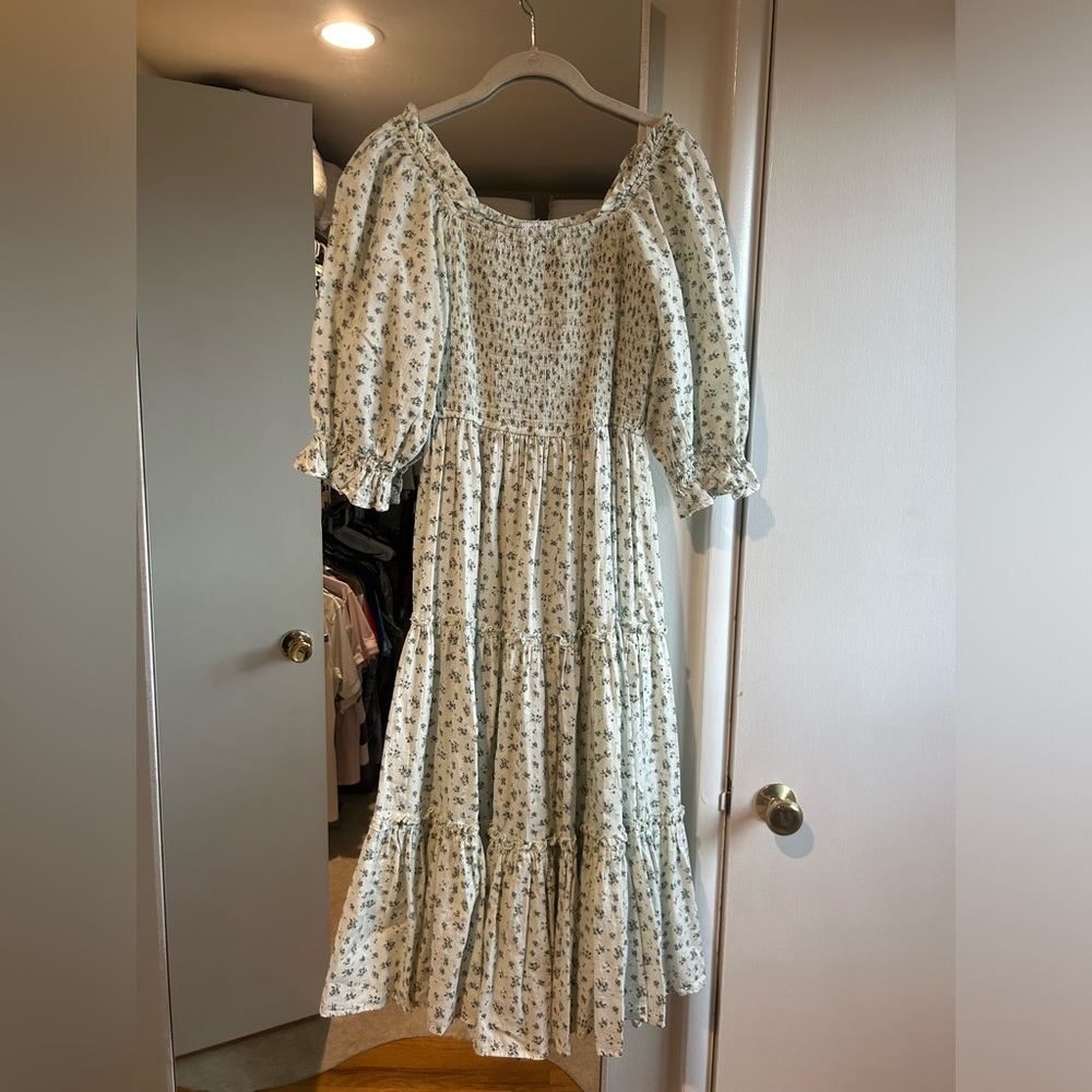 Floral midi dress